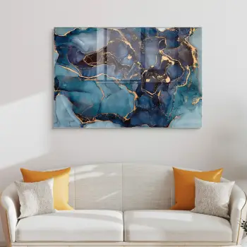 Pikturë dekorative prej xhami të temperuar, shumëngjyrëshe, Wallity 2072, 70x100cm