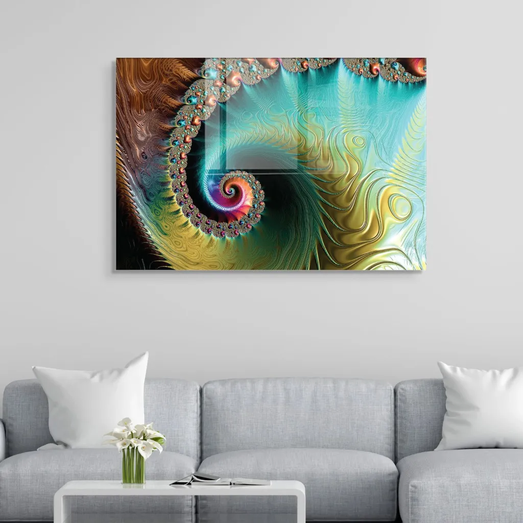 Pikturë dekorative prej xhami të temperuar, Wallity 2126, 30x45cm - 1