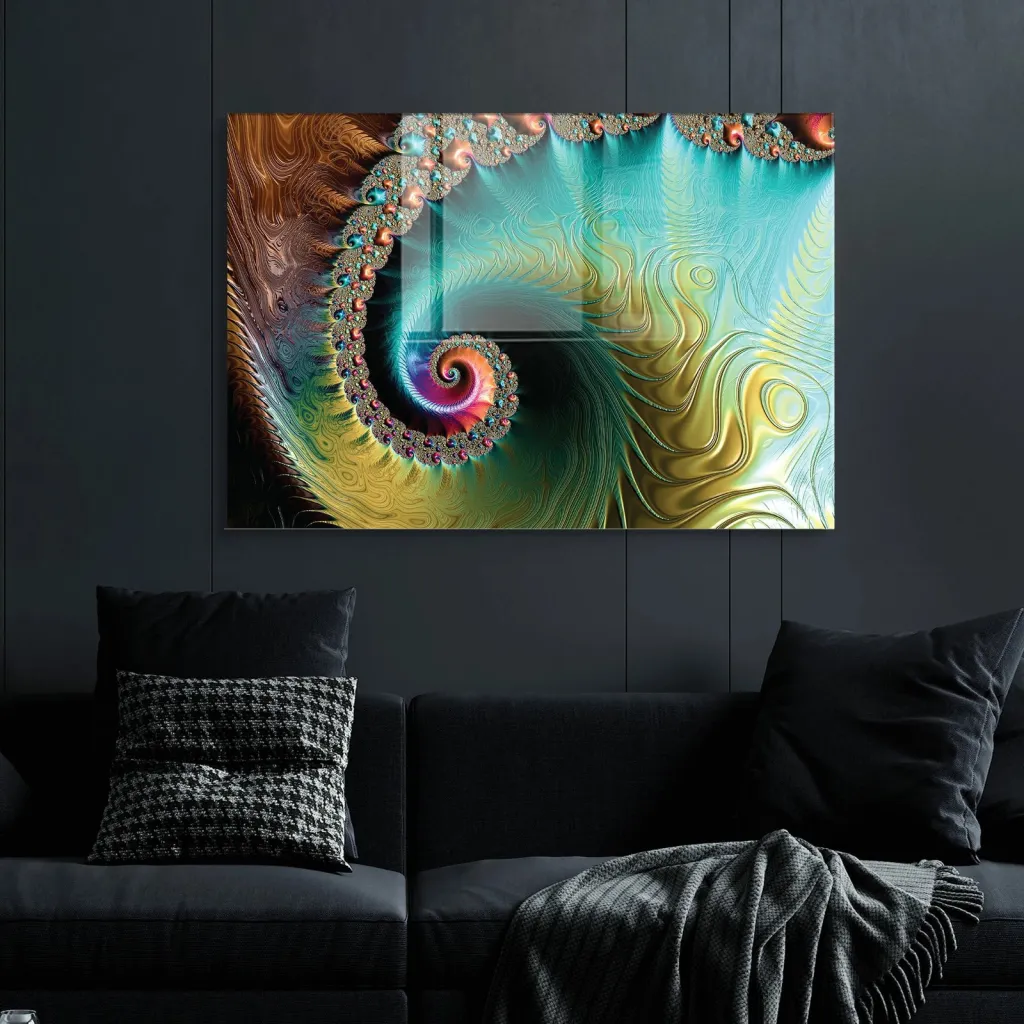 Pikturë dekorative prej xhami të temperuar, Wallity 2126, 30x45cm - 2