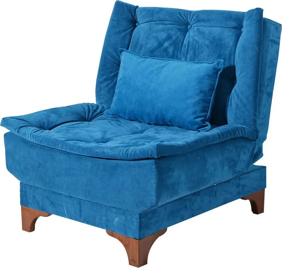 Karrige berjer ngjyrë kaltër e errët, Atelier del Sofa, Kelebek - 3