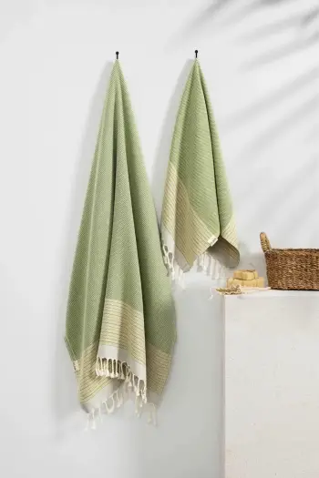Set Fouta (2 copë), Mijölnir, Agora, ngjyrë e gjelbër