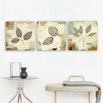 Set pikturash dekorative në kanavacë (3 copë), Wallity, P3134