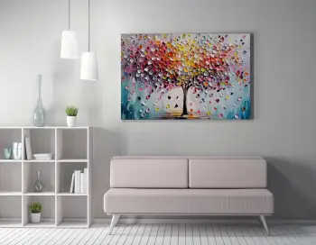 Pikturë dekorative në kanavacë, Wallity WY347, shumëngjyrëshe, 50x70cm