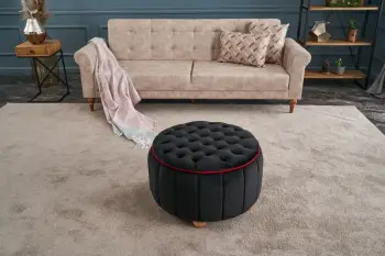 Puf Atelier del Sofa, Jasmin, anthracite dhe rozë