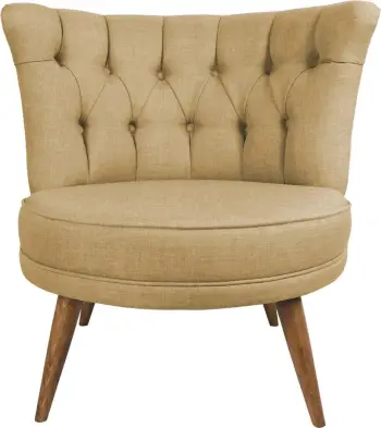 Karrige wing Atelier del Sofa, Richland, ngjyrë kafe e çelët