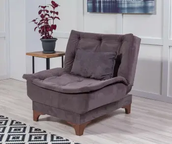 Karrige berjer Wing, ngjyrë antracit, Atelier del Sofa, Kelebek