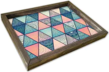 Tabaka dekorative Aberto Design, AT-048, shumëngjyrëshe, 30x40cm