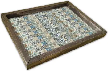 Tabaka dekorative Aberto Design, AT-005, shumëngjyrëshe, 30x40cm