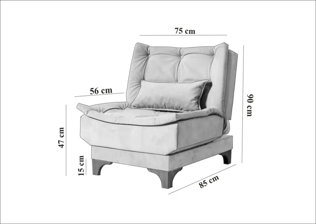Karrige berjer, ngjyrë Rock, Atelier del Sofa, Kelebek - 6