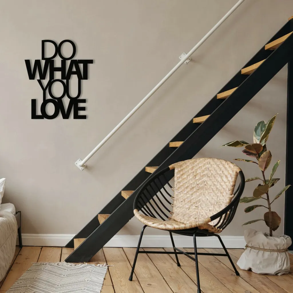 Dekor metalik për mur, Wallity, Do What You Love - 1