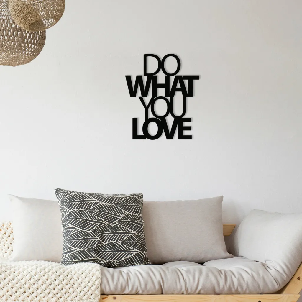 Dekor metalik për mur, Wallity, Do What You Love - 3