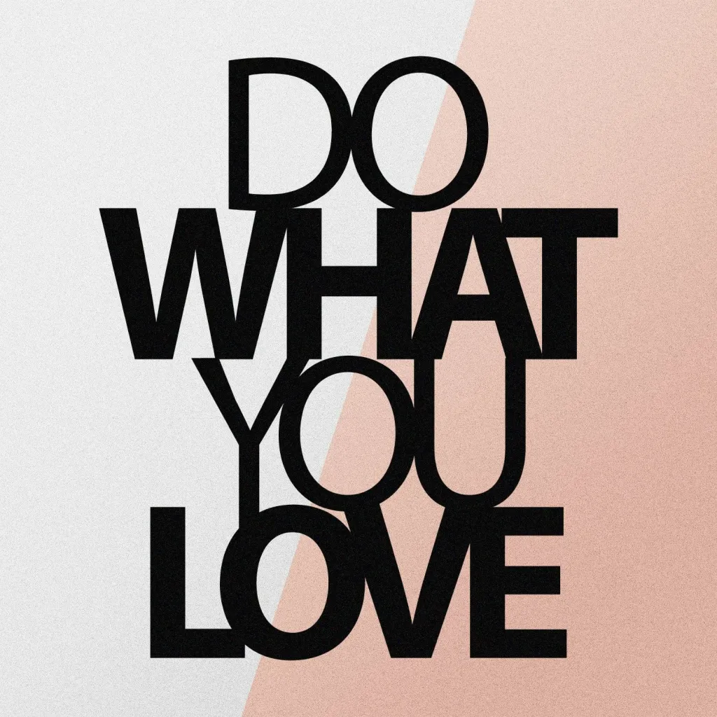 Dekor metalik për mur, Wallity, Do What You Love - 5