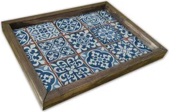 Tabaka dekorative Aberto Design, AT-013, shumëngjyrëshe, 30x40cm