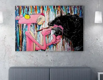 Pikturë dekorative në kanavacë, Wallity WY340, shumëngjyrëshe, 50x70cm
