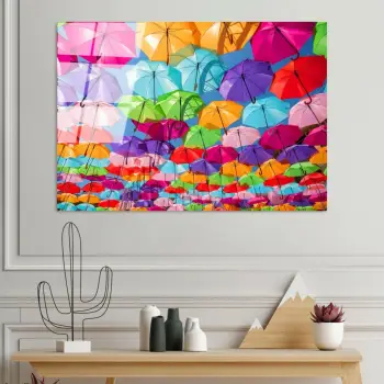 Pikturë dekorative prej xhami të temperuar, shumëngjyrëshe, Wallity UV-227, 70x100cm