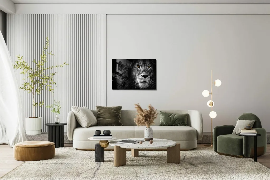 Pikturë dekorative prej xhami të temperuar, Wallity UV-008, 70x100cm - 4