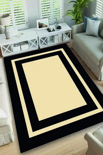 Qilim (160 x 230) Conceptum Hypnose, kornizë e zezë