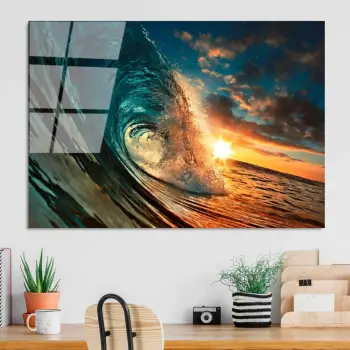 Pikturë dekorative prej xhami të temperuar, Wallity UV-263, 70x100cm