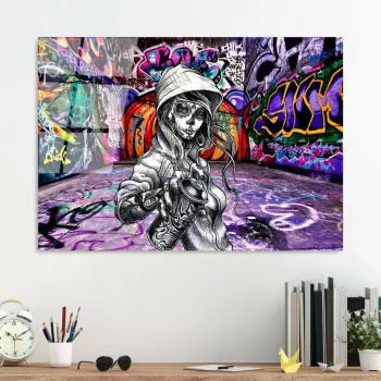 Pikturë dekorative prej xhami të temperuar Wallity, UV-786, 70x100cm