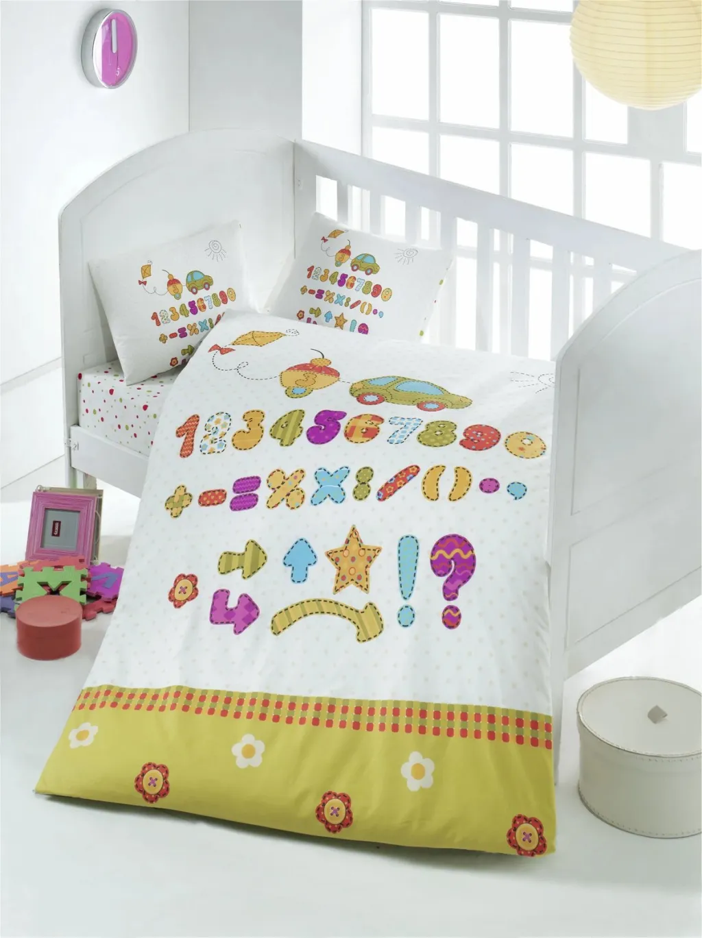Set mbulesash për quilt për bebe, L'essentiel, Abaküs - 1
