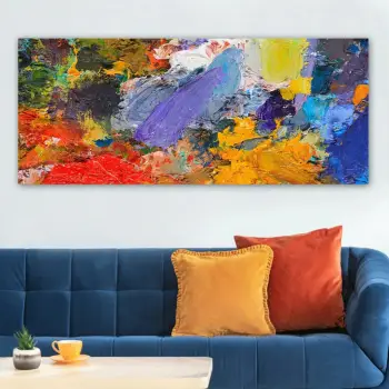 Pikturë dekorative në kanavacë, shumëngjyrëshe, Wallity YTY269895851, 50x120cm