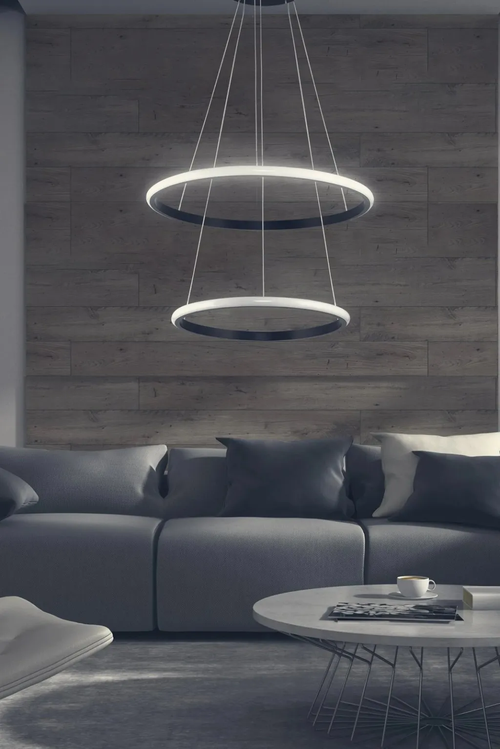 Llambë tavani Opviq Leonis, dritë bardhë e zezë - 1