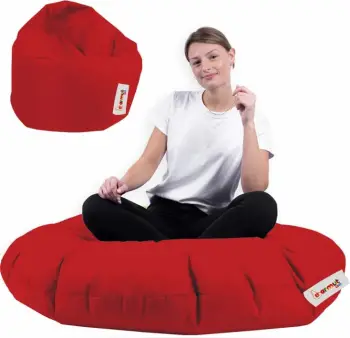 Jastëk i madh për kopsht, ngjyrë e kuqe, Iyzi 100, Atelier del Sofa