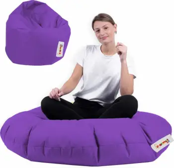 Jastëk i madh për kopsht, ngjyrë vjollcë, Iyzi 100, Atelier del Sofa