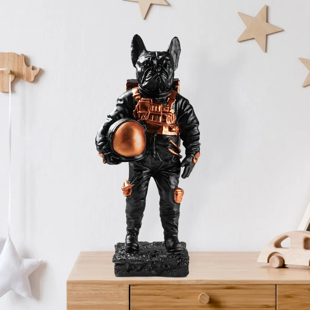 Objekt dekorativ Aberto Design, qen astronaut, shumëngjyrësh - 1