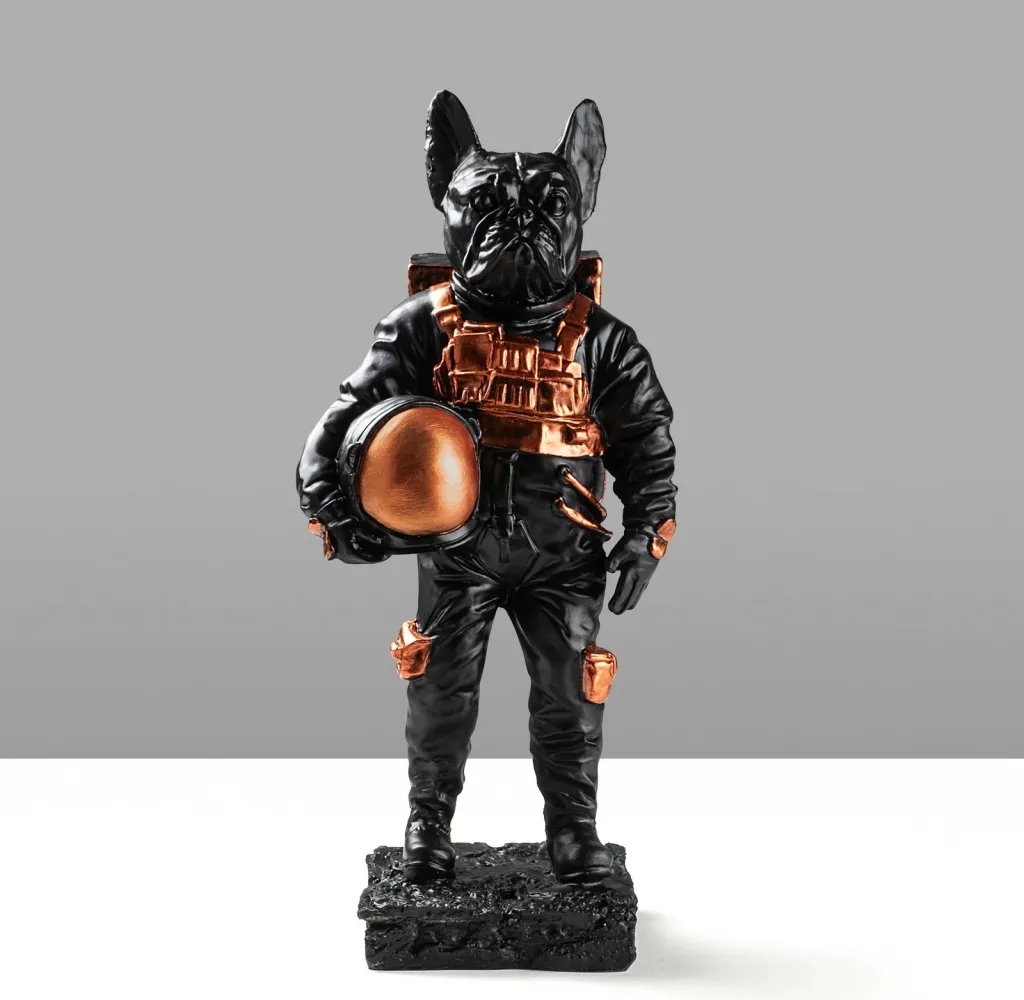 Objekt dekorativ Aberto Design, qen astronaut, shumëngjyrësh - 4
