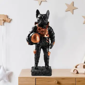 Objekt dekorativ Aberto Design, qen astronaut, shumëngjyrësh