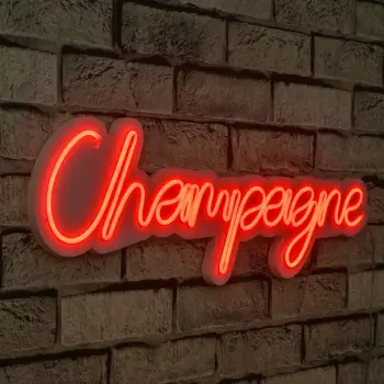Dekor dritash LED plastike, ngjyrë e kuqe, Champagne