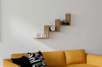 Raft muri Hanah Home, ngjyrë arre, stil skandinav