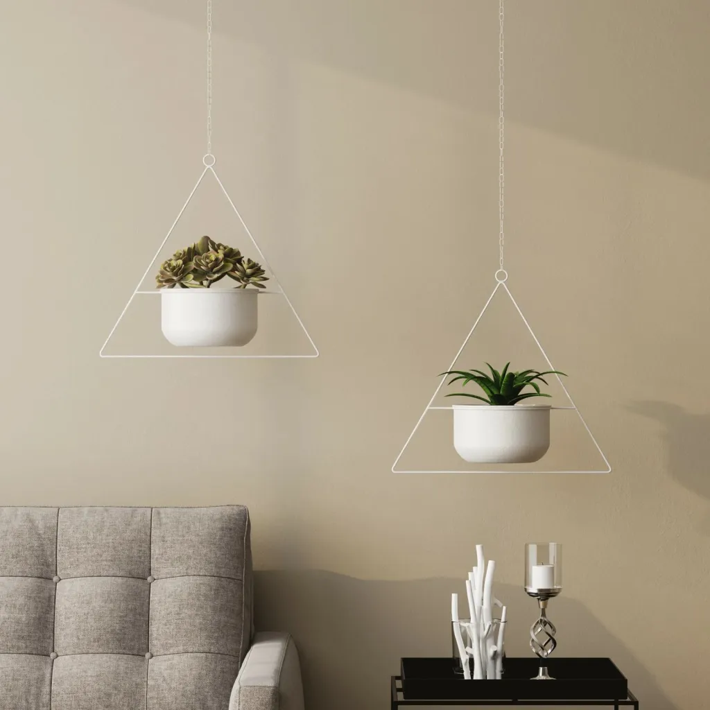 Saksia dekorative Aberto Design, Harpusta, e bardhë - 4