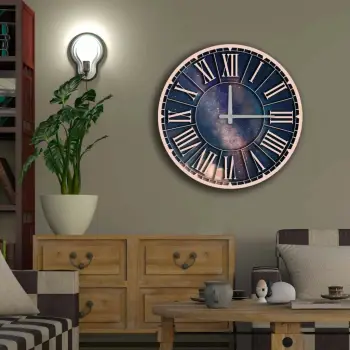 Orë dekorative MDF, shumëngjyrëshe, Wallity 5050MS-063, 50cm