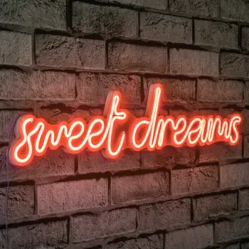 Dritë dekorative LED plastike, 'Sweet Dreams', e kuqe