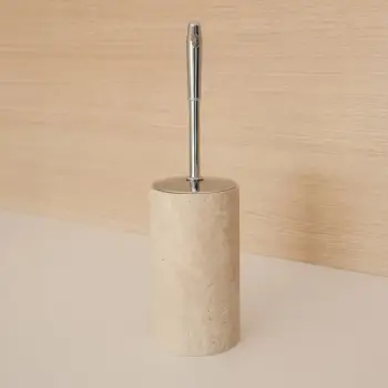 Fshesë tualeti Mijölnir, mermer travertin, MAR07230104D, bezhë