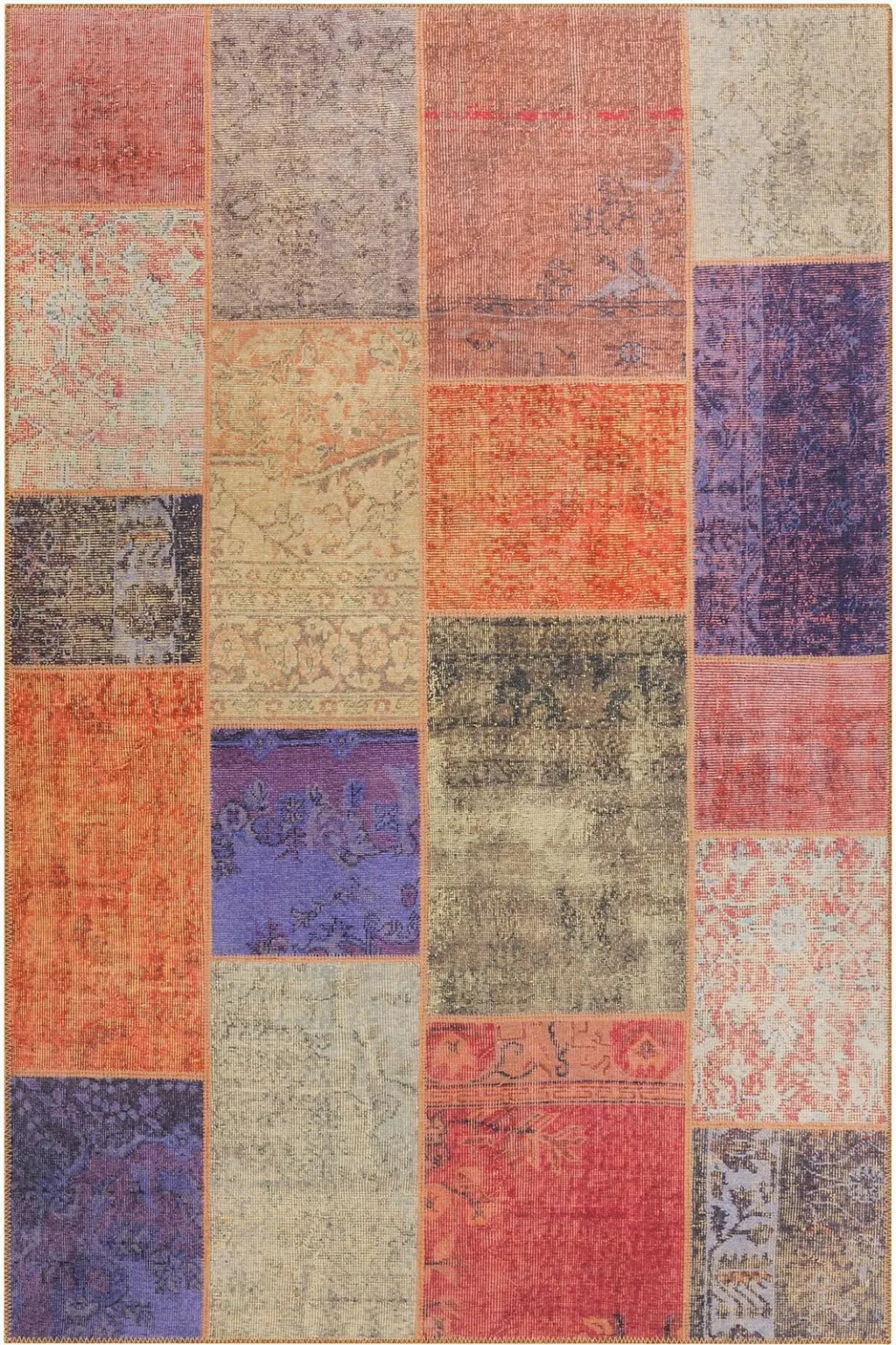 Qilim Conceptum Hypnose, Folk Chenille, shumëngjyrësh, 210x310cm - 2