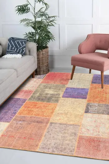 Qilim Conceptum Hypnose, Folk Chenille, shumëngjyrësh, 210x310cm