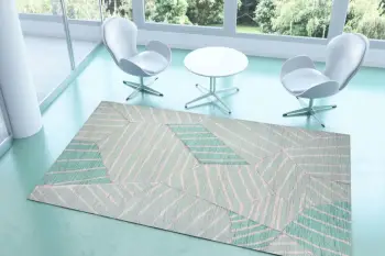 Qilim Conceptum Hypnose, 210x310cm, Funk Chenille, ngjyrë e gjelbër AL 179 y