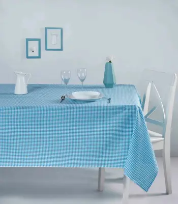 Mbulesë tavoline Hermia, Potikareli 220, ngjyrë tyrkiz