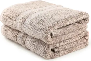 Set peshqirësh për duar (2 copë), Mijölnir, Ayliz, ngjyrë kafe e çelët