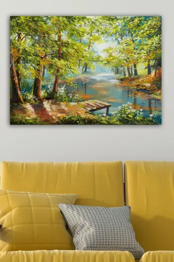 Pikturë dekorative në kanavacë, shumëngjyrëshe, 50x70cm, 1193655400-5070