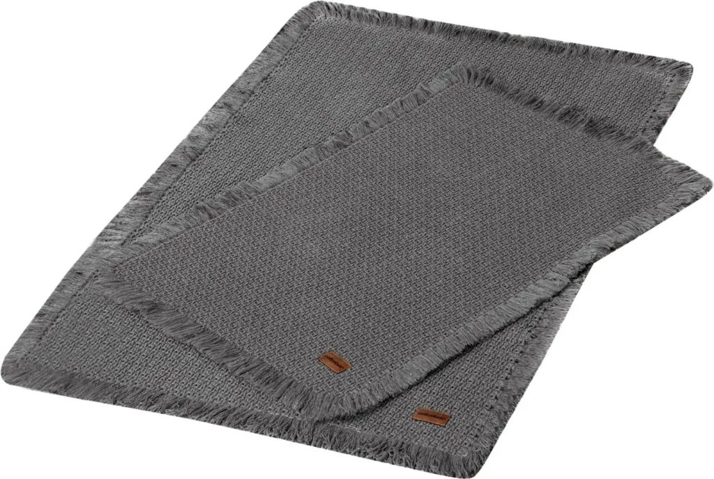Set tapetash për banjo (2 copë), Mijölnir, qilim për banjo, antracit - 3