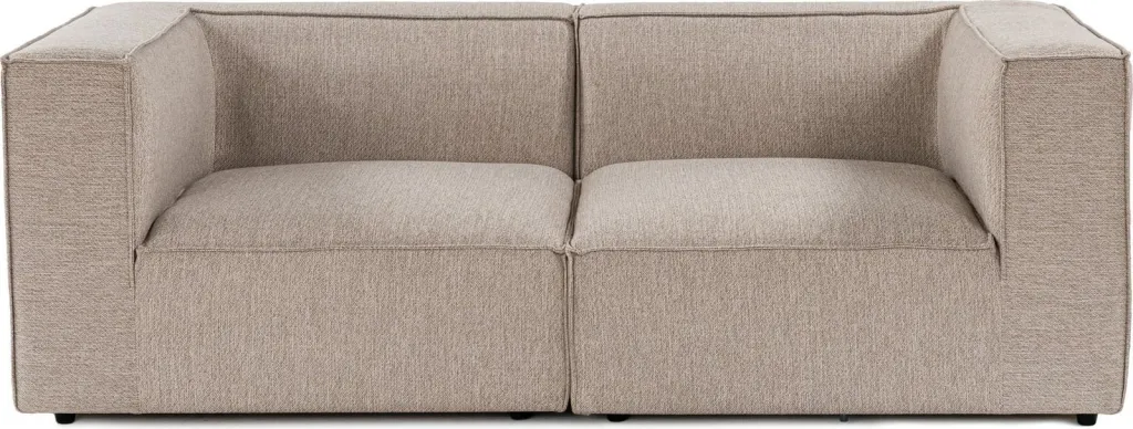 Divan dy ulësesh Atelier del Sofa, Sora 2, bezhë rëre - 4