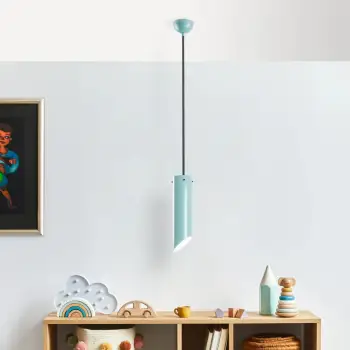 Llambë tavani Opviq, Kesikboru, ngjyrë turquoise
