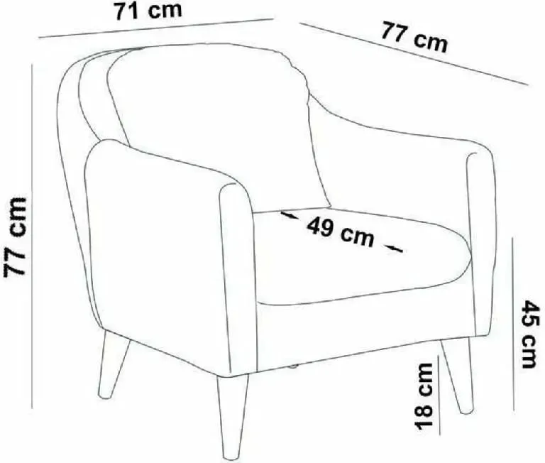 Karrige berjer Wing, ngjyrë antracit, Atelier del Sofa, Soli - 6