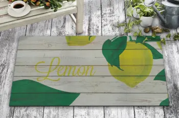 Shilte hyrëse PVC Aberto Design, motiv limoni