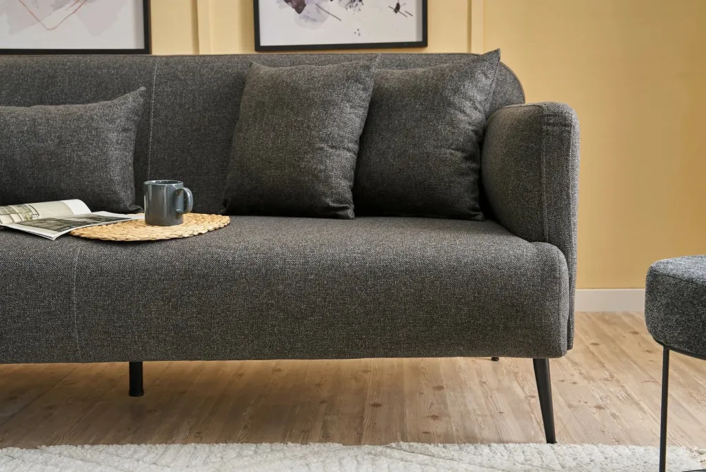Divan treshe Atelier del Sofa, Revos, ngjyrë antracit - 2