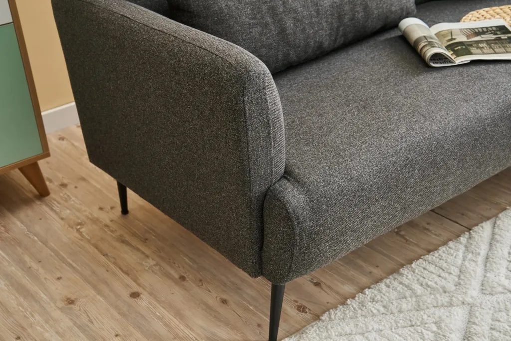 Divan treshe Atelier del Sofa, Revos, ngjyrë antracit - 4